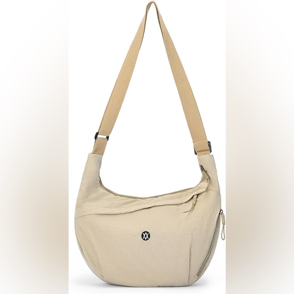 Everyday Cream Shoulder Bag with Adjustable Strap